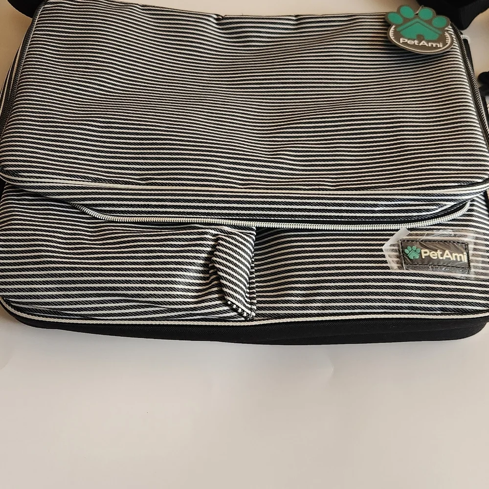 Stylish Striped Organizer Bag Set